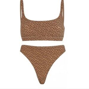 NWT Fendi x SKIMS 2 Piece Swimsuit Size Medium